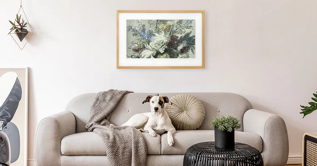 Experience the world of art with a Canvia Art Frame
