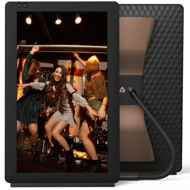Nixplay Seed Wave 13.3-inch Digital Picture Frame with Bluetooth Speakers