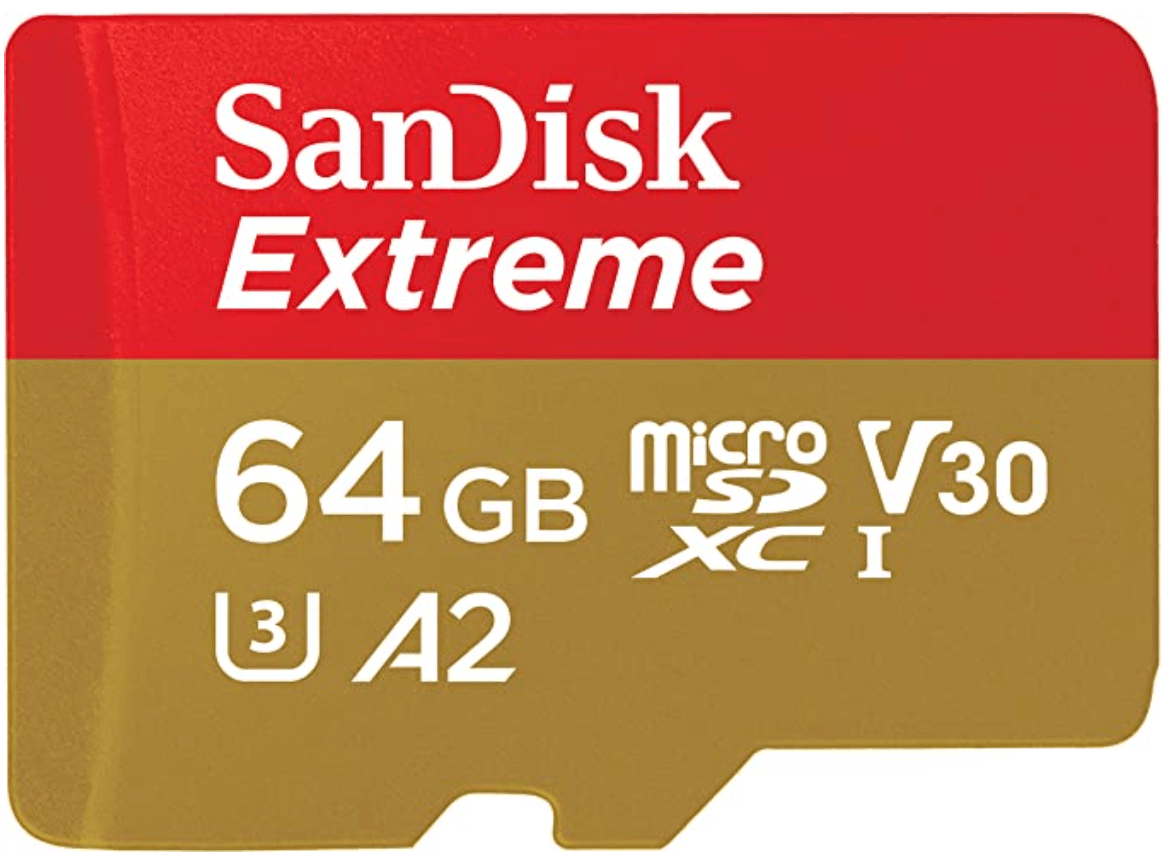 SanDisk 64GB Extreme microSDHC UHS-I Memory Card