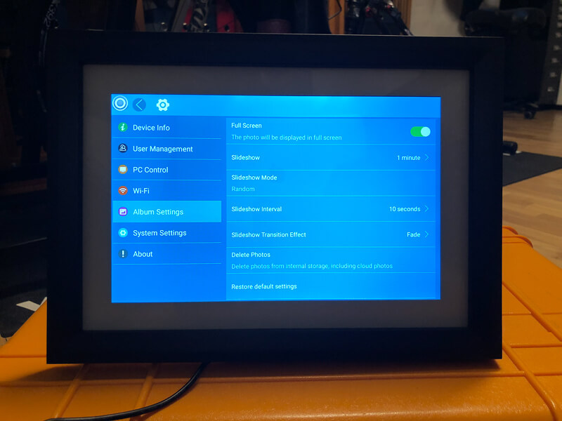 My impression of the Dragon Touch Digital Picture Frame Classic 10 with touch screen, WiFi, and SD/USB 17 My impression of the Dragon Touch Digital Picture Frame Classic 10 with touch screen, WiFi, and SD/USB 17