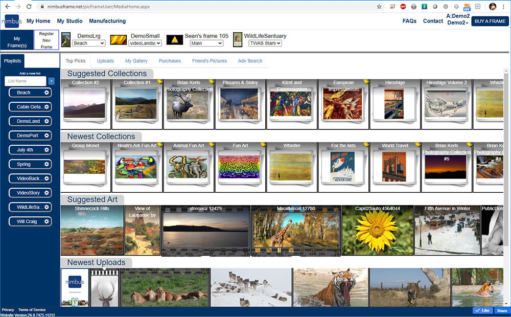 Enjoy a million pieces of art in your living room with Nimbus Digital Frames 5 Enjoy a million pieces of art in your living room with Nimbus Digital Frames 5